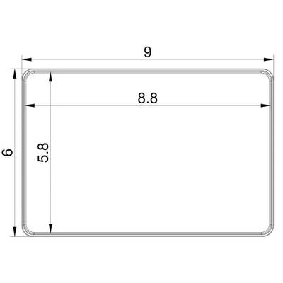 9"x6"x3.25" Large Plastic Bathroom Tray Clear - Brightroom™: Organizer, Stackable Storage, Hand Washable 3 9"x6"x3.25" Large Plastic Bathroom Tray Clear - Brightroom™: Organizer, Stackable Storage, Hand Washable - Image 3