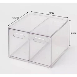 All Purpose 2 Drawer Storage Clear - Brightroom™ 7 All Purpose 2 Drawer Storage Clear - Brightroom™ -Brightroom GUEST 20f4bcb7 068a 4603 bdc7 6b96029d465a