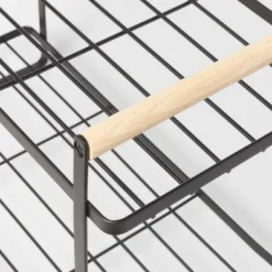 Wood Handle Tiered Vanity Organizer Black - Brightroom™ -Brightroom GUEST 2a0bacd0 a4a2 40c5 99ca 66c7368aac4a