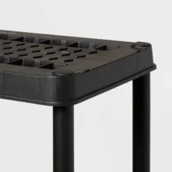 5 Tier Plastic Shelf Unit Black - Brightroom™: Utility Storage Shelving, 5 Open Shelves, 150 Lb Capacity, 73.5" Height 3 5 Tier Plastic Shelf Unit Black - Brightroom™: Utility Storage Shelving, 5 Open Shelves, 150 Lb Capacity, 73.5" Height -Brightroom GUEST 35a72761 b09a 4d29 a6ee a0a99fc8c8cf