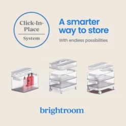 Click In Place 3qt Clear Shallow Slim Plastic Storage Bin With White Latch For Home And Office Organization - Brightroom™ 16 Click In Place 3qt Clear Shallow Slim Plastic Storage Bin With White Latch For Home And Office Organization - Brightroom™ -Brightroom GUEST 3634e392 44a2 45d4 a377 2a6210716a3d