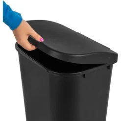 11.3gal Lift Top Waste Basket Black - Brightroom™: Kitchen Trash Can, Fingerprint-Resistant, Indoor Trash Bin 10 11.3gal Lift Top Waste Basket Black - Brightroom™: Kitchen Trash Can, Fingerprint-Resistant, Indoor Trash Bin -Brightroom GUEST 374c1b5a 3969 4ece ae38 e552e3a34b9d