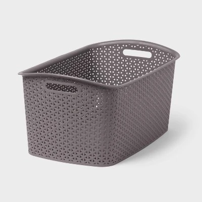 Y-Weave Jumbo Decorative Storage Basket - Brightroom™ 6 Y-Weave Jumbo Decorative Storage Basket - Brightroom™ - Image 6