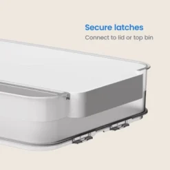 Click In Place 6.7qt Clear Shallow Plastic Storage Bin With White Latch For Home And Office Organization - Brightroom™ 12 Click In Place 6.7qt Clear Shallow Plastic Storage Bin With White Latch For Home And Office Organization - Brightroom™ -Brightroom GUEST 491a8212 cf5c 4251 b9c9 48c3e4a4fcdf