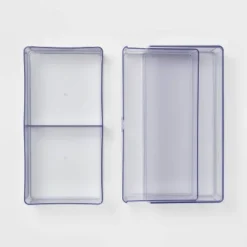 Clear Stackable Drawer - Brightroom™: Plastic Shower Organizer & Bath Caddy, 6"x6"x6" -Brightroom GUEST 4fad2113 d795 495d a40a 547e509970e9