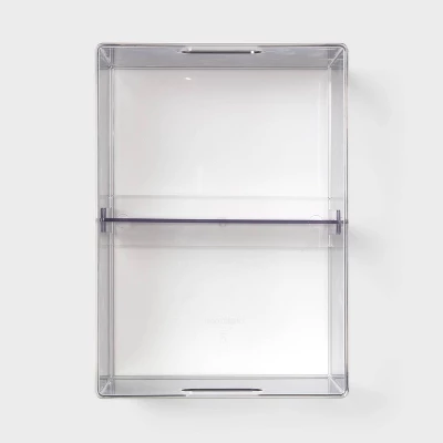 All Purpose Clear Storage Bin With Adjustable Divider Large - Brightroom™ 2 All Purpose Clear Storage Bin With Adjustable Divider Large - Brightroom™ - Image 2