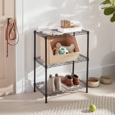 Paulownia Wood Potato Bin Natural - Brightroom™ 1 Paulownia Wood Potato Bin Natural - Brightroom™