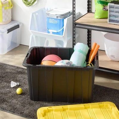 27gal Heavy Duty Storage Tote - Brightroom™ 1 27gal Heavy Duty Storage Tote - Brightroom™