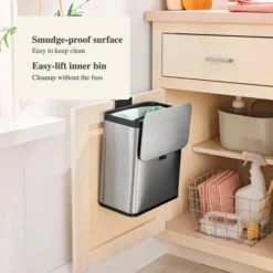 Compost Bin Stainless Steel - Brightroom™ 5 Compost Bin Stainless Steel - Brightroom™ -Brightroom GUEST 7950f8bf 88b7 414f 87dd 92b278a03f08