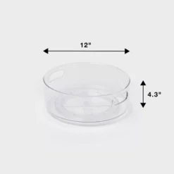 All Purpose Turntable Storage Clear - Brightroom™: PETG Utility Bin, 12"x12", 486 Volume, Spot Clean 7 All Purpose Turntable Storage Clear - Brightroom™: PETG Utility Bin, 12"x12", 486 Volume, Spot Clean -Brightroom GUEST 7c02bd89 ebb1 432a b4d8 33e7490275a0
