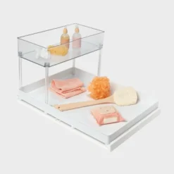 Large Gliding Tray With Bin Clear - Brightroom™ 5 Large Gliding Tray With Bin Clear - Brightroom™ -Brightroom GUEST 80c2f4bb 03d6 405a ae80 8ebdbed27ebb