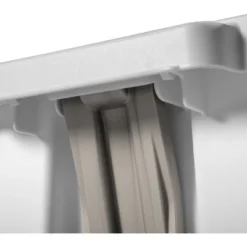 11.9gal Step Trash Can White - Brightroom™: Pedal-Operated Kitchen Garbage Can, Textured Plastic, Indoor Use -Brightroom GUEST 833f6649 285d 45c4 a27f 8798f9db2432