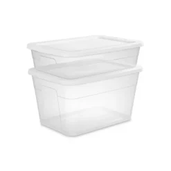 28qt Clear Under Bed Storage Box White - Brightroom™ 19 28qt Clear Under Bed Storage Box White - Brightroom™ -Brightroom GUEST 8a528b8a 6d09 4efe 8297 917a6128e835