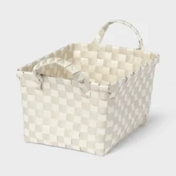 Woven Plastic Basket Small - Brightroom™ 9 Woven Plastic Basket Small - Brightroom™ -Brightroom GUEST 8b79e323 6cc6 434d a26f a72f7c2879fd