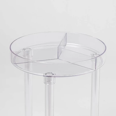 Spinning Turntable Makeup Organizer Clear - Brightroom™ 3 Spinning Turntable Makeup Organizer Clear - Brightroom™ - Image 3