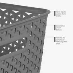 Large Y-Weave Decorative Storage Basket - Brightroom™ 11 Large Y-Weave Decorative Storage Basket - Brightroom™ -Brightroom GUEST a3f1d905 8094 4ecc a920 9301bf4a863d