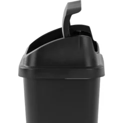7.8gal Swing Top Waste Can Black - Brightroom™: Indoor Trash Bin With Lid, Textured Plastic, 21.375" Height 11 7.8gal Swing Top Waste Can Black - Brightroom™: Indoor Trash Bin With Lid, Textured Plastic, 21.375" Height -Brightroom GUEST b36643ae 46dc 4664 9e1d cea91331967a