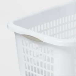 2bu Laundry Basket White - Brightroom™: Portable Plastic Clothes Organizer With Built-In Handles, 70.4L Capacity 8 2bu Laundry Basket White - Brightroom™: Portable Plastic Clothes Organizer With Built-In Handles, 70.4L Capacity -Brightroom GUEST b73f059b 303f 4e04 8d56 91c6580e4f17