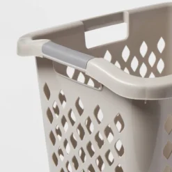 2.1bu Lamper Gray - Brightroom™: Plastic Clothes Hamper With Built-In Handles, Open-Top, 1 Compartment, 19.55 Capacity 3 2.1bu Lamper Gray - Brightroom™: Plastic Clothes Hamper With Built-In Handles, Open-Top, 1 Compartment, 19.55 Capacity -Brightroom GUEST c770033f 4152 47b2 b11a 6ecc4b5cfcf3