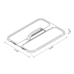 Click In Place Large Lid With Handle For Plastic Storage Bins For Home And Office Organization White - Brightroom™ -Brightroom GUEST c9443ed5 6f7f 4be8 b7cb e59579cbf6ab