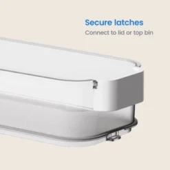 Click In Place 3qt Clear Shallow Slim Plastic Storage Bin With White Latch For Home And Office Organization - Brightroom™ 11 Click In Place 3qt Clear Shallow Slim Plastic Storage Bin With White Latch For Home And Office Organization - Brightroom™ -Brightroom GUEST d901ff7b 37d4 401c 87f5 e3cadb61a7b5