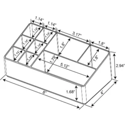 Bathroom Plastic 9 Slot Mixed Cosmetic Organizer Clear - Brightroom™: Makeup & Vanity Organizer Tray For Bathroom Countertop 9 Bathroom Plastic 9 Slot Mixed Cosmetic Organizer Clear - Brightroom™: Makeup & Vanity Organizer Tray For Bathroom Countertop -Brightroom GUEST dbf0e0aa 3dc0 417d a007 88e11ae9f58a