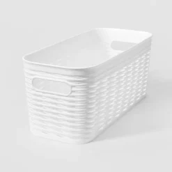 Wave Narrow Medium Storage Bin - Brightroom™ 8 Wave Narrow Medium Storage Bin - Brightroom™ -Brightroom GUEST f0a80dd8 f788 42e1 baa6 6e8da19d0473