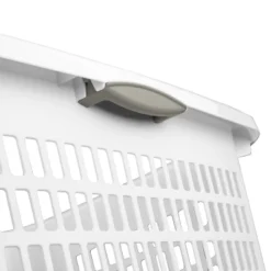 2bu Laundry Basket White - Brightroom™: Portable Plastic Clothes Organizer With Built-In Handles, 70.4L Capacity 12 2bu Laundry Basket White - Brightroom™: Portable Plastic Clothes Organizer With Built-In Handles, 70.4L Capacity -Brightroom GUEST f2f06d4f 7587 4d83 b1eb a1e157bef589